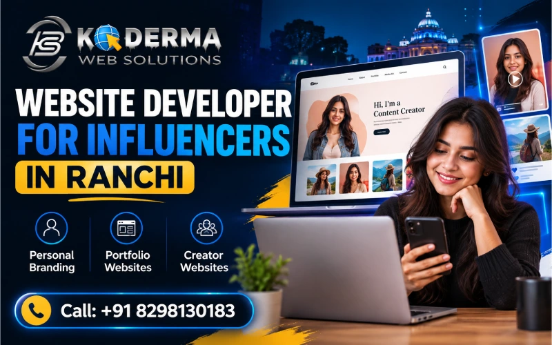 Website Developer for Influencers in Ranchi